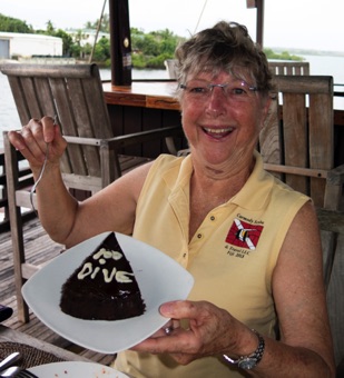 Christine's 100th dive!!
